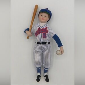 Vintage Porcelain Avon Doll, Childhood Dreams Collection, Grand Slammer